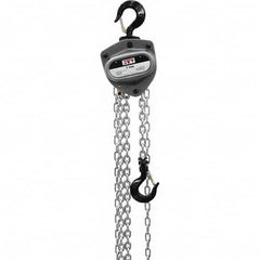 Jet - 2,000 Lb Capacity, 90' Lift Height, Manual Chain Hoist - Makers Industrial Supply