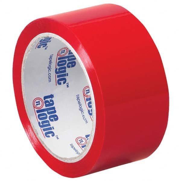 Tape Logic - Pack of (18) 55 Yd Rolls 2" Red Box Sealing & Label Protection Tape - Makers Industrial Supply