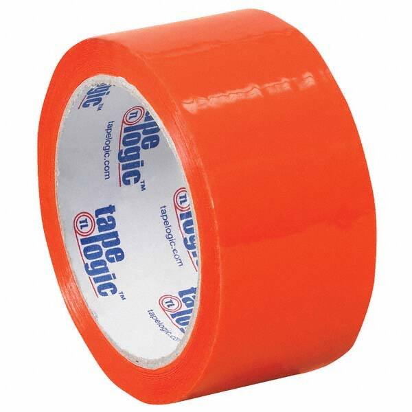 Tape Logic - Pack of (6) 55 Yd Rolls 2" Orange Box Sealing & Label Protection Tape - Makers Industrial Supply