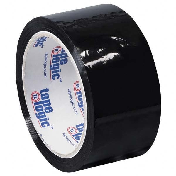 Tape Logic - Pack of (18) 55 Yd Rolls 2" Yd Black Box Sealing & Label Protection Tape - Makers Industrial Supply