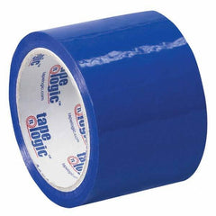 Tape Logic - Pack of (6) 55 Yd Rolls 3" Blue Box Sealing & Label Protection Tape - Makers Industrial Supply