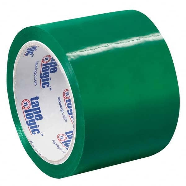 Tape Logic - Pack of (6) 55 Yd Rolls 3" Green Box Sealing & Label Protection Tape - Makers Industrial Supply