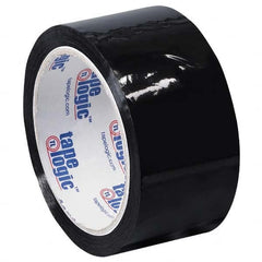 Tape Logic - Pack of (6) 55 Yd Rolls 2" Black Box Sealing & Label Protection Tape - Makers Industrial Supply