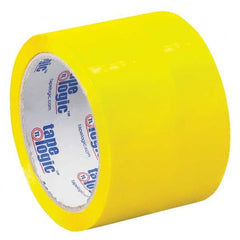 Tape Logic - Pack of (6) 55 Yd Rolls 3" Yellow Box Sealing & Label Protection Tape - Makers Industrial Supply