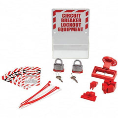 Brady - Equipped Electrical Lockout Station - Makers Industrial Supply