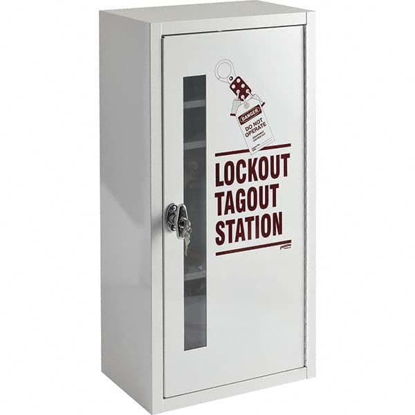 Brady - Empty Steel Lockout Device & Tag Station - Makers Industrial Supply