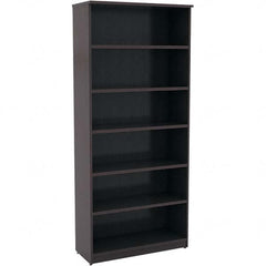 ALERA - Bookcases Height (Inch): 80-3/4 Color: Espresso - Makers Industrial Supply