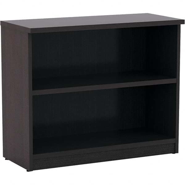 ALERA - Bookcases Height (Inch): 29-1/2 Color: Espresso - Makers Industrial Supply