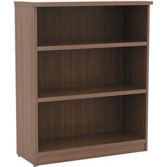 ALERA - Bookcases Height (Inch): 39-3/4 Color: Walnut - Makers Industrial Supply