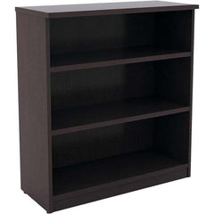 ALERA - Bookcases Height (Inch): 39-3/4 Color: Espresso - Makers Industrial Supply