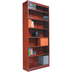 ALERA - Bookcases Height (Inch): 72 Color: Medium Cherry - Makers Industrial Supply