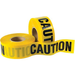 Value Collection - Barricade & Flagging Tape Tape Type: Barricade Legend: CAUTION - Makers Industrial Supply