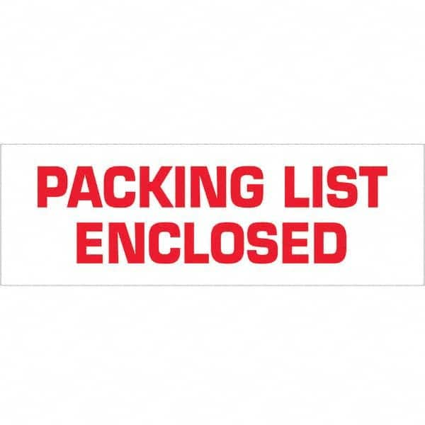 Tape Logic - Shipping & DOT Labels Message Type: Shipping Label Legend: Packing List Enclosed - Makers Industrial Supply