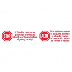 Tape Logic - Shipping & DOT Labels Message Type: Shipping Label Legend: Stop/Alto - Makers Industrial Supply