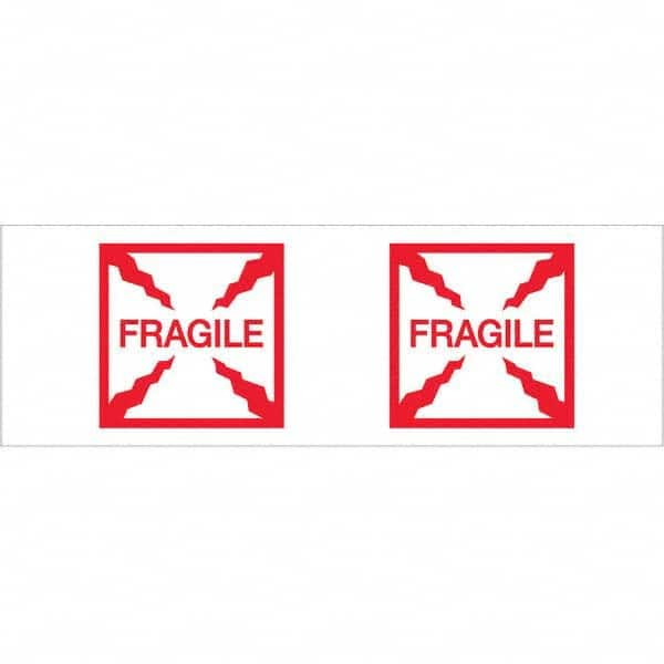 Tape Logic - Shipping & DOT Labels Message Type: Shipping Label Legend: Fragile (Box) - Makers Industrial Supply