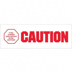 Tape Logic - Shipping & DOT Labels Message Type: Shipping Label Legend: Caution - If Seal Is Broken - Makers Industrial Supply