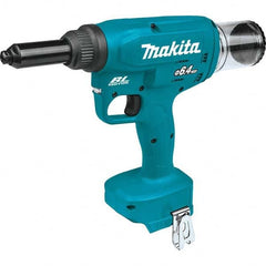 Makita - Cordless Riveters Fastener Type: Cordless Electric Riveter Closed End Rivet Capacity: All up to 1/4 - Makers Industrial Supply