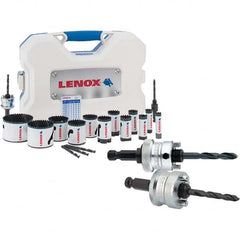 Lenox - Hole Saw Kits Minimum Saw Diameter (Inch): 5/8 Maximum Saw Diameter (Inch): 3 - Makers Industrial Supply