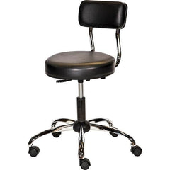 LISTA - Swivel & Adjustable Stools Type: Adjustable Height Swivel Stool Base Type: Swivel - Makers Industrial Supply