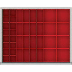 LISTA - 40-Compartment Drawer Divider Layout for 2.17" High Drawers - Makers Industrial Supply