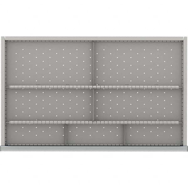 LISTA - 7-Compartment Drawer Divider Layout for 3.15" High Drawers - Makers Industrial Supply