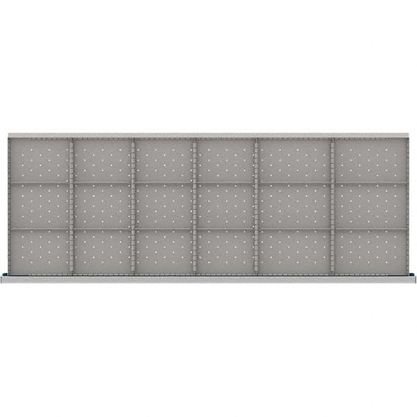 LISTA - 18-Compartment Drawer Divider Layout for 3.15" High Drawers - Makers Industrial Supply