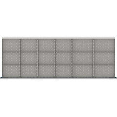 LISTA - 18-Compartment Drawer Divider Layout for 3.15" High Drawers - Makers Industrial Supply