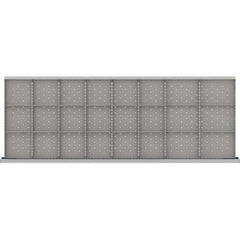 LISTA - 24-Compartment Drawer Divider Layout for 3.15" High Drawers - Makers Industrial Supply