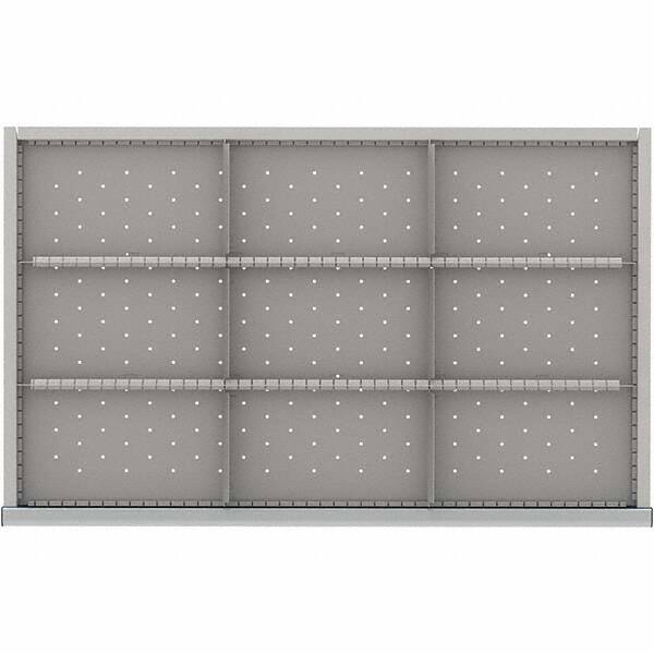 LISTA - 9-Compartment Drawer Divider Layout for 3.15" High Drawers - Makers Industrial Supply