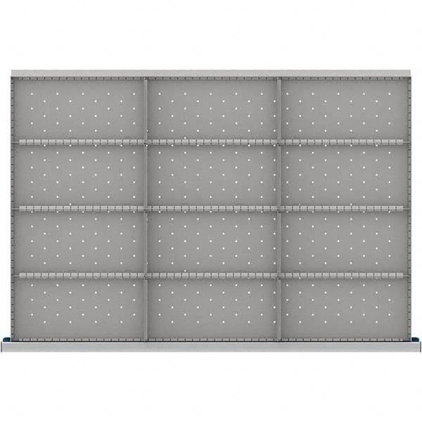 LISTA - 12-Compartment Drawer Divider Layout for 3.15" High Drawers - Makers Industrial Supply