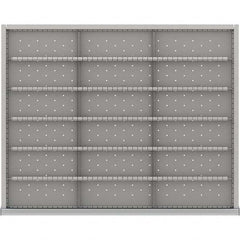 LISTA - 18-Compartment Drawer Divider Layout for 3.15" High Drawers - Makers Industrial Supply