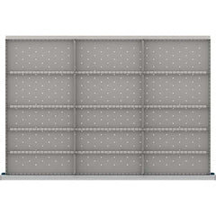 LISTA - 15-Compartment Drawer Divider Layout for 3.15" High Drawers - Makers Industrial Supply