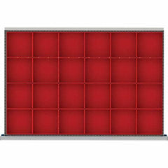 LISTA - 24-Compartment Drawer Divider Layout for 3.15" High Drawers - Makers Industrial Supply