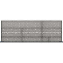 LISTA - 12-Compartment Drawer Divider Layout for 3.15" High Drawers - Makers Industrial Supply