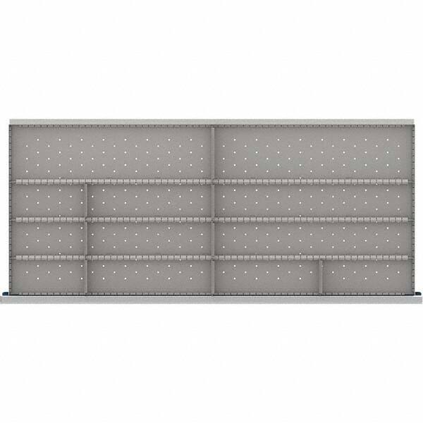 LISTA - 12-Compartment Drawer Divider Layout for 3.15" High Drawers - Makers Industrial Supply