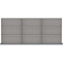 LISTA - 9-Compartment Drawer Divider Layout for 3.15" High Drawers - Makers Industrial Supply