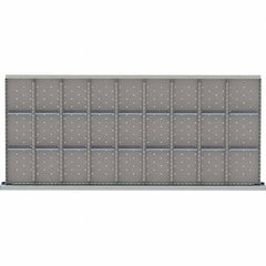 LISTA - 27-Compartment Drawer Divider Layout for 3.15" High Drawers - Makers Industrial Supply