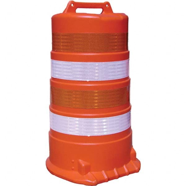 VizCon - Traffic Barrels, Delineators & Posts Type: Channelizer Drum Material: Plastic - Makers Industrial Supply