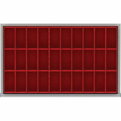 LISTA - 30-Compartment Drawer Divider Layout for 3.15" High Drawers - Makers Industrial Supply