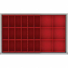 LISTA - 24-Compartment Drawer Divider Layout for 3.15" High Drawers - Makers Industrial Supply