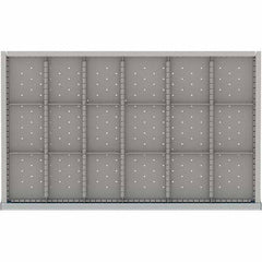 LISTA - 18-Compartment Drawer Divider Layout for 3.15" High Drawers - Makers Industrial Supply