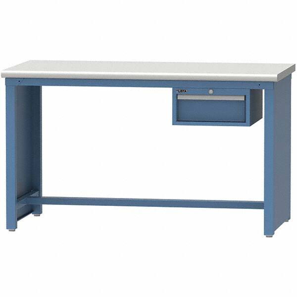 LISTA - Stationary Work Benches, Tables Type: Workstation Top Material: Plastic Laminate - Makers Industrial Supply