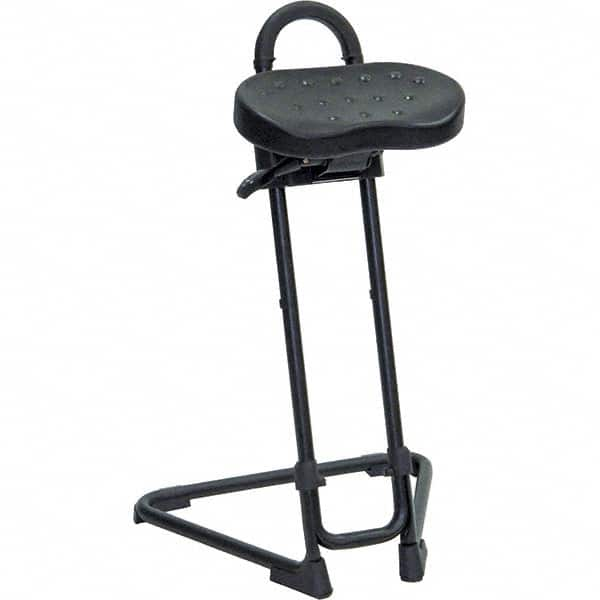 LISTA - Stationary Stools Type: Adjustable Height Stool Base Type: Swivel - Makers Industrial Supply