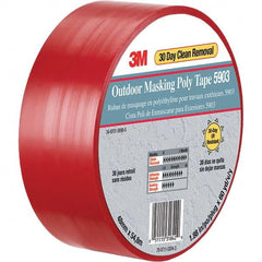 3M - 60 Yd x 50" x 7.5 mil Red Polyethylene Cloth Duct Tape - Makers Industrial Supply