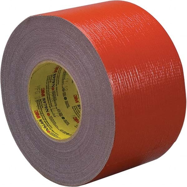 3M - 54.8m x 48mm x 12.1 mil Red Polyethylene Cloth Duct Tape - Makers Industrial Supply