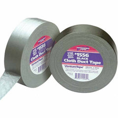 3M - 55m x 48mm x 12 mil Black Polyethylene Cloth Duct Tape - Makers Industrial Supply