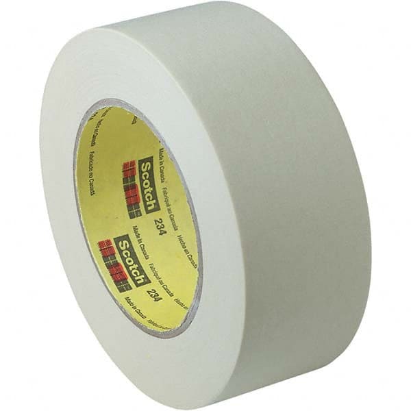 3M - 24mm Wide x 55 m x 5.9 mil Tan Crepe Paper Masking Tape - Makers Industrial Supply