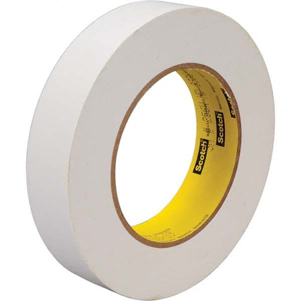 3M - 1-1/2" Wide x 60 Yd Long x 6.7 mil White Paper Masking Tape - Makers Industrial Supply