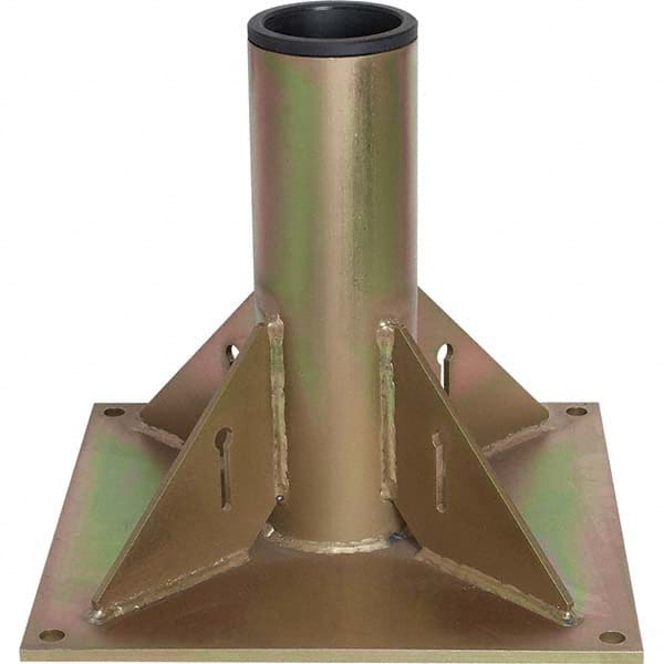 OZ Lifting Products - Davit Crane Bases Base Type: Pedestal Base Finish/Coating: Zinc Plated - Makers Industrial Supply