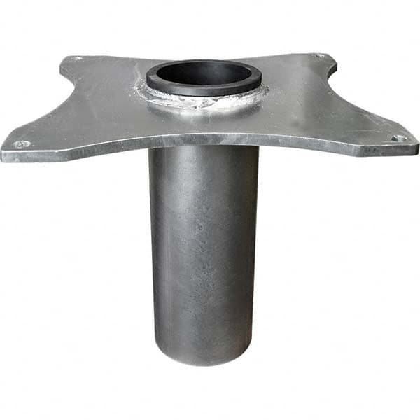 OZ Lifting Products - Davit Crane Bases Base Type: Socket Base Finish/Coating: Zinc Plated - Makers Industrial Supply